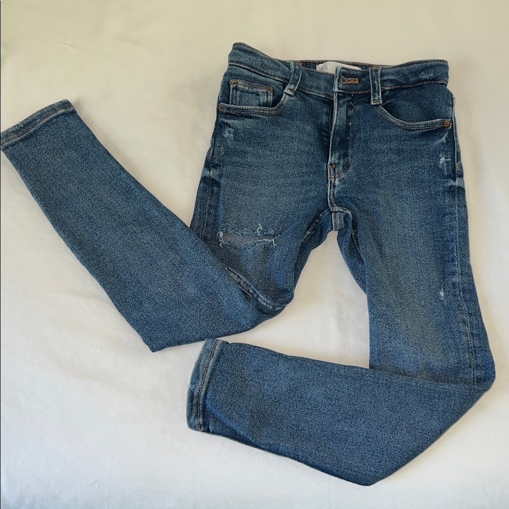 Zara Dark Blue Denim Jeans